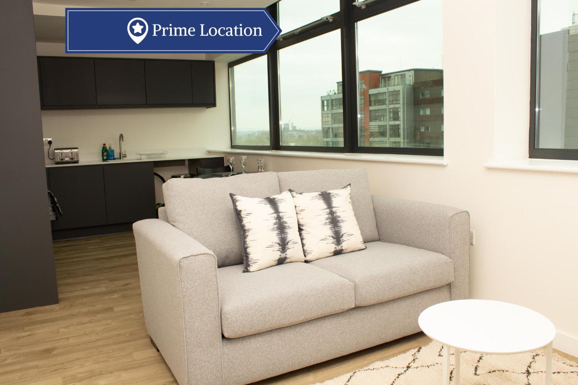 Dashing 1Br Penthouse Near Mcr Stadiums Manchester Exterior photo